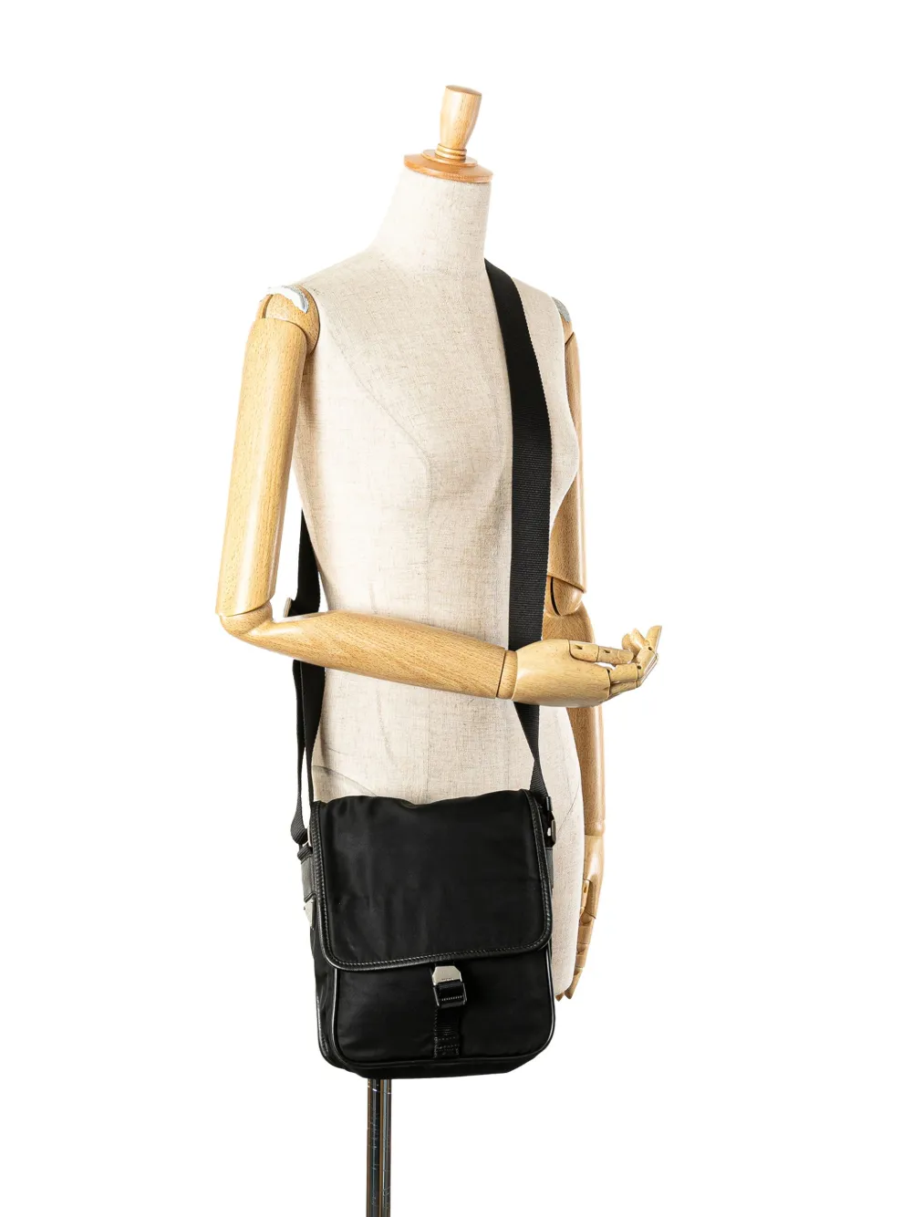 Prada Pre-Owned 2013-2024 Tessuto Buckle Messenger Bag crossbody bag | Pre-Owned | Image 2