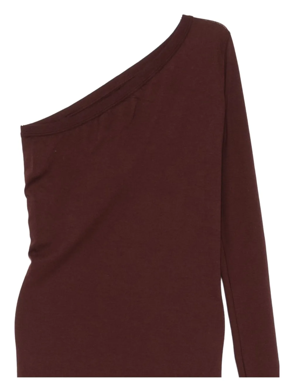 Rick Owens Drkshdw Burgundy Concordians Ziggy Maxi Dress In Brown