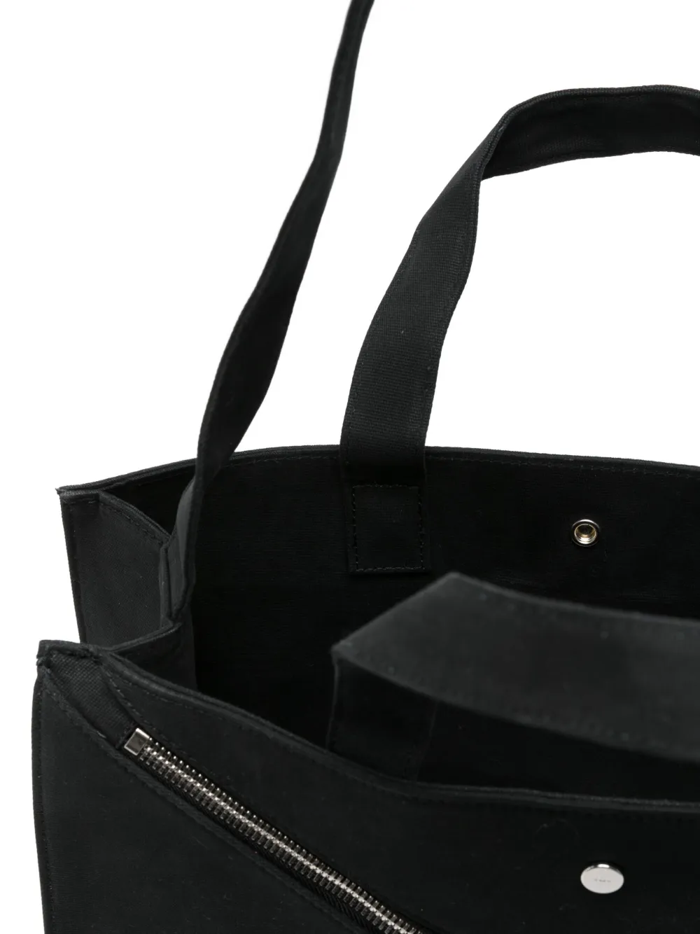 HELIOT EMIL Shopper met ritsdetail Zwart