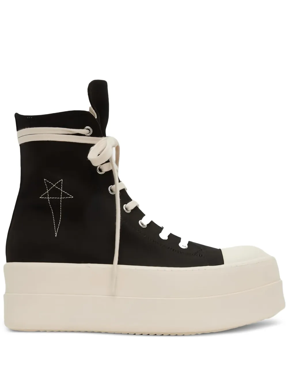 Rick Owens DRKSHDW Double Bumper sneakers met plateauzool Zwart