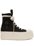 Rick Owens DRKSHDW Double Bumper platform lace-up trainers - Black