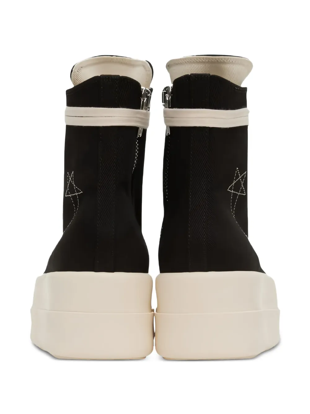 Rick Owens DRKSHDW Double Bumper sneakers met plateauzool Zwart