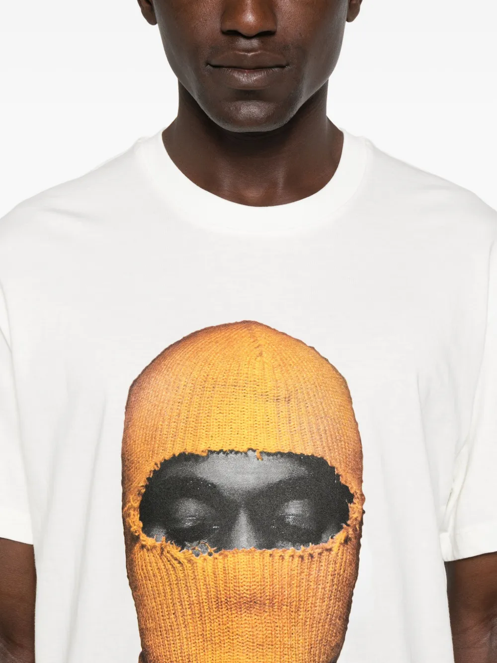 Ih Nom Uh Nit T-shirt met maskerprint Wit
