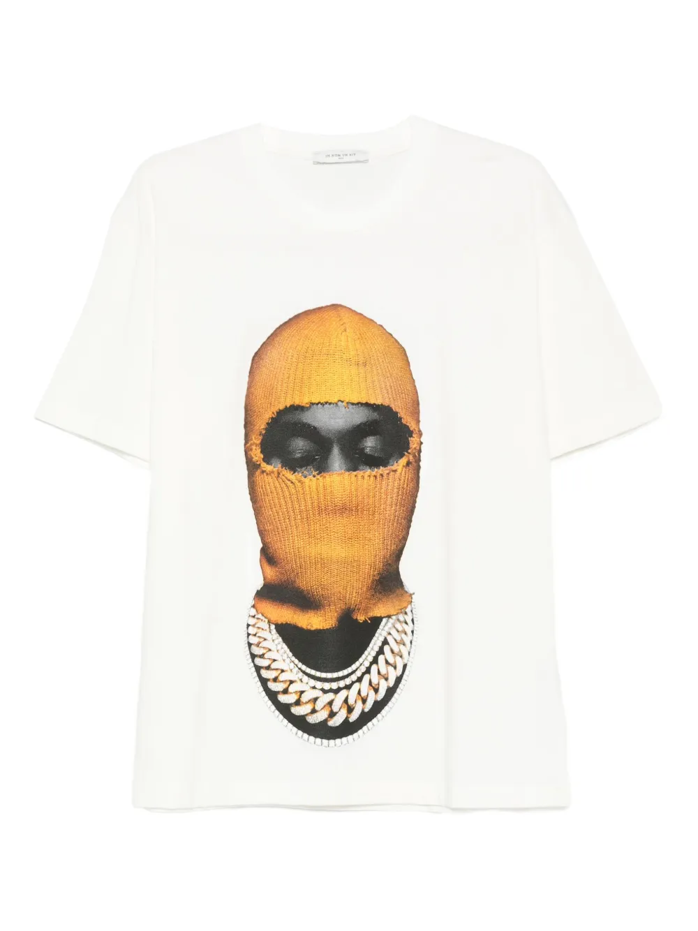 Ih Nom Uh Nit T-shirt met maskerprint Wit