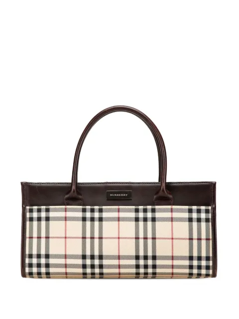 Burberry Pre-Owned 2000-2017 House Check Canvas handbag