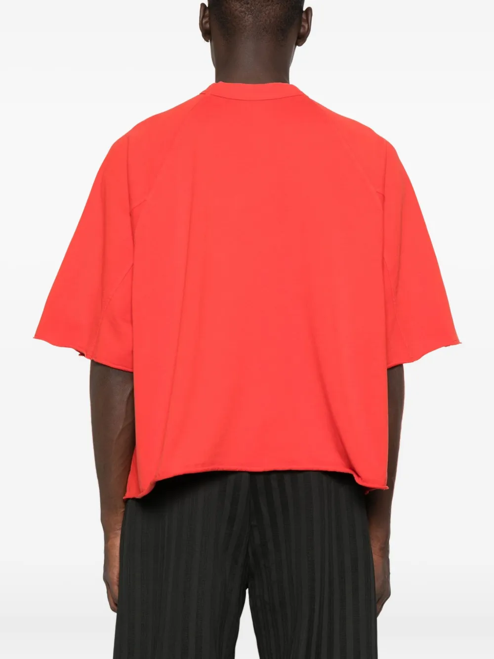 Entire Studios Crew-neck Cotton T-shirt In Red