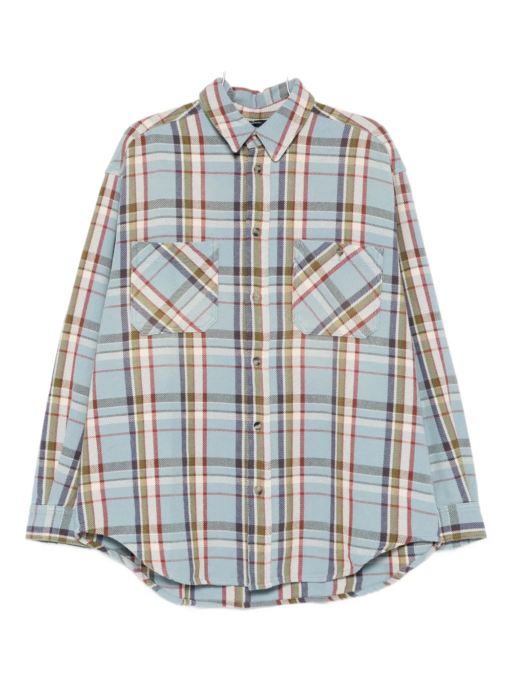 Haikure checked shirt | Blue | Image 1