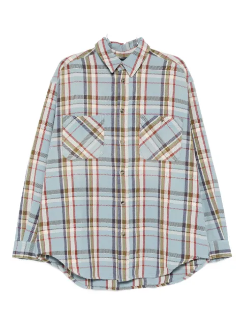 Haikure camisa con cuadros estampados