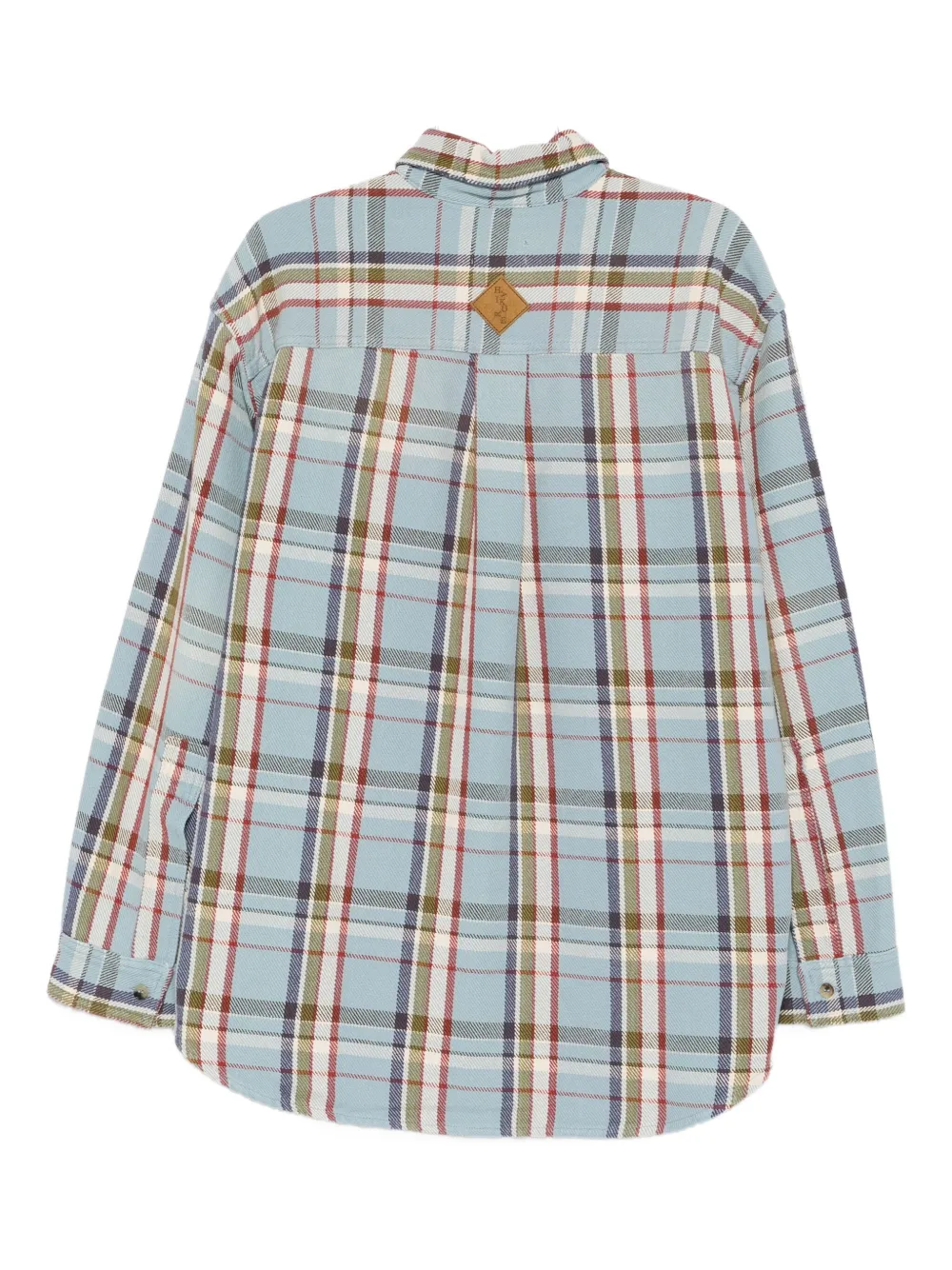 Haikure checked shirt - Blauw