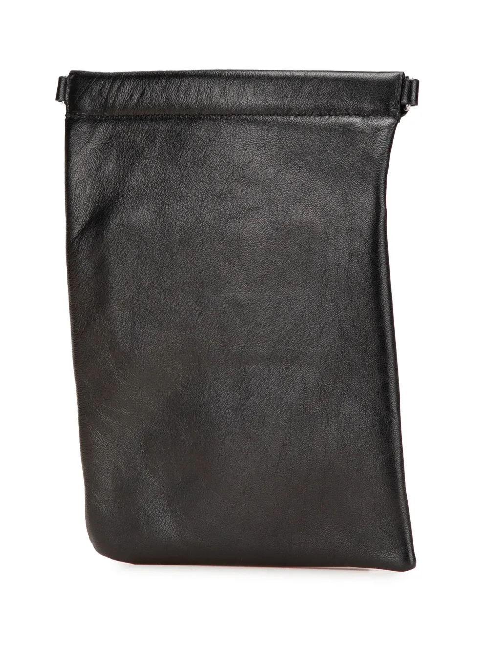 Pre-owned Saint Laurent 2022 Antiqued Lambskin Sid Flat Crossbody Bag
