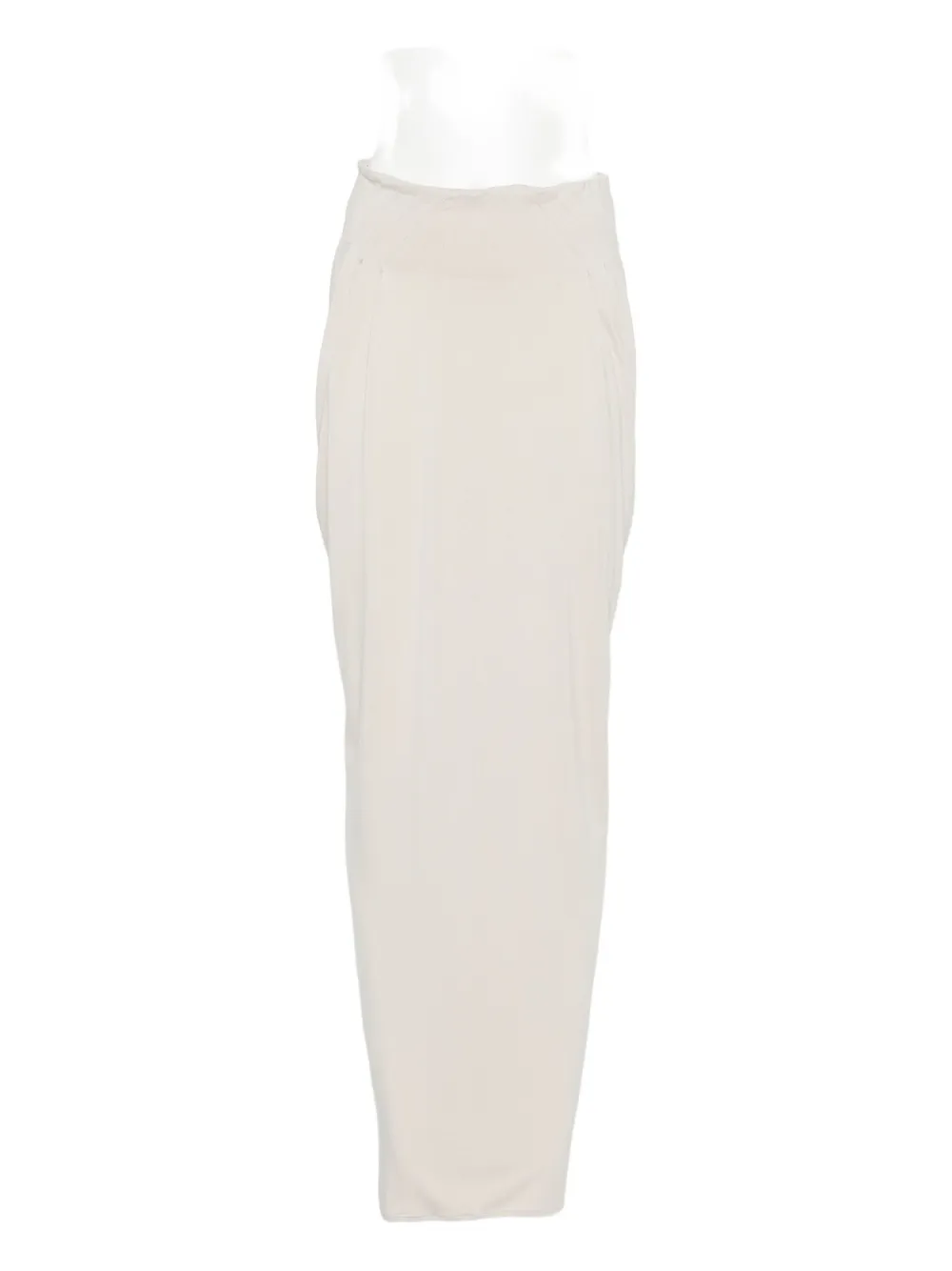 Entire Studios Tide Draped Maxi Skirt In Gray