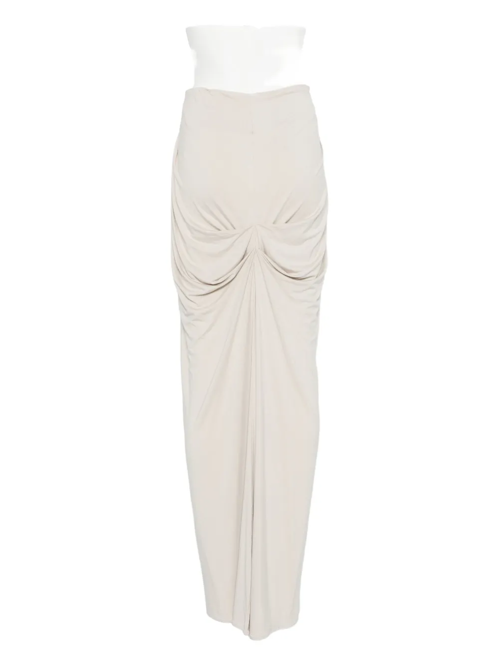 ENTIRE STUDIOS Tide draped maxi skirt - Grijs