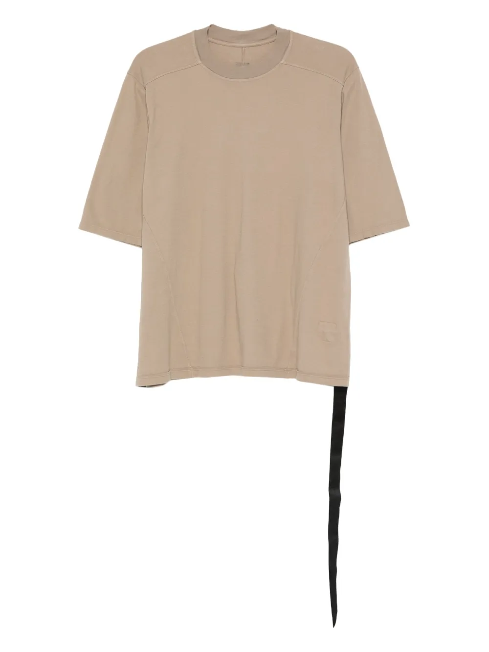 Rick Owens DRKSHDW short-sleeve draped-hem top | Neutrals | Image 1