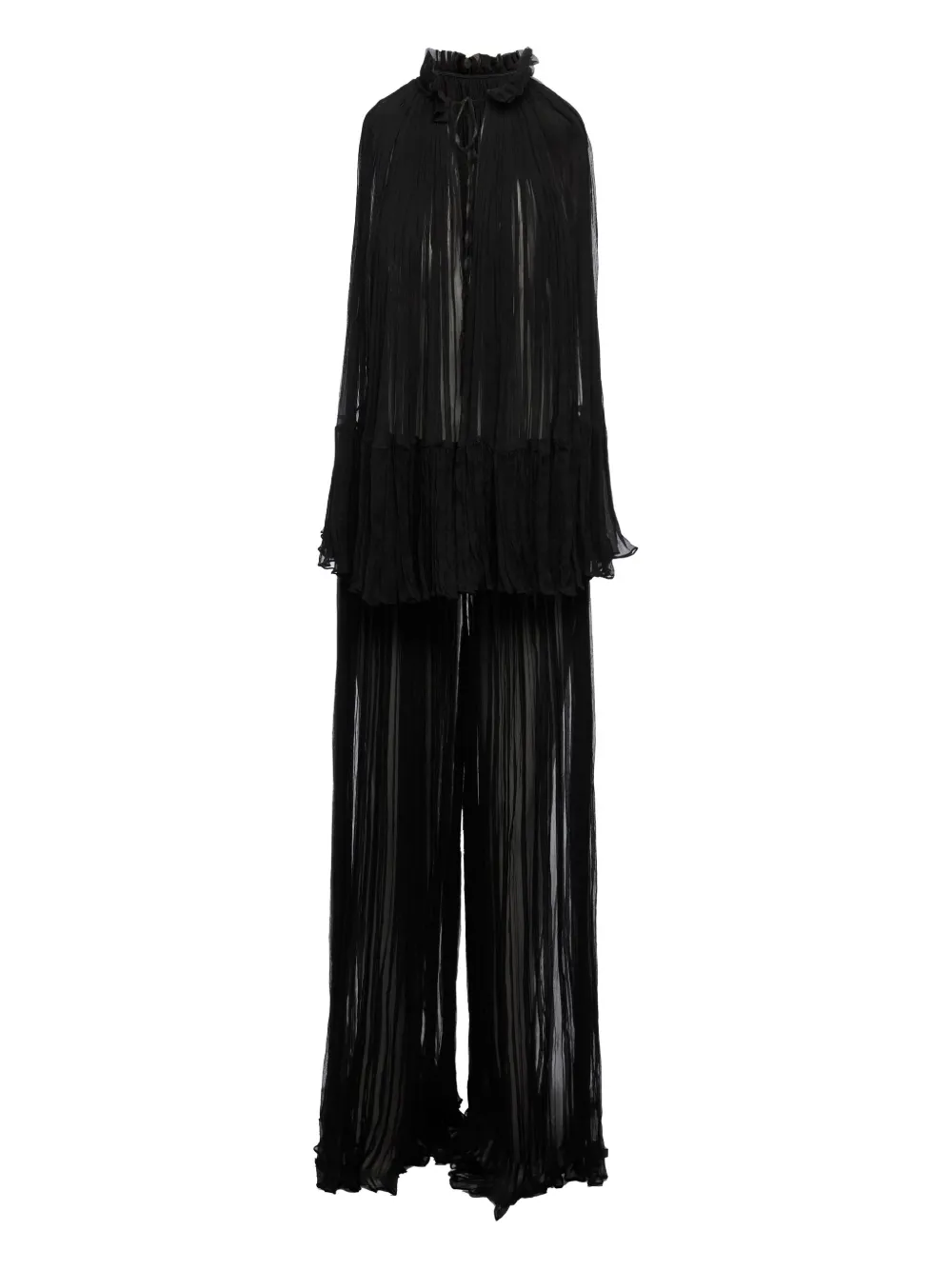 Ana Radu jumpsuit con pliegues | negro | Image 1