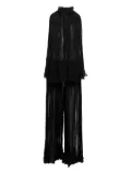 Ana Radu pleated jumpsuit - Black