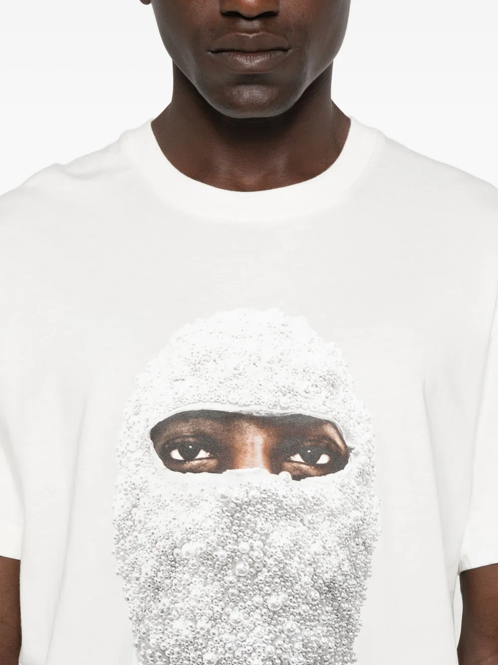 Ih Nom Uh Nit T-shirt met maskerprint Wit