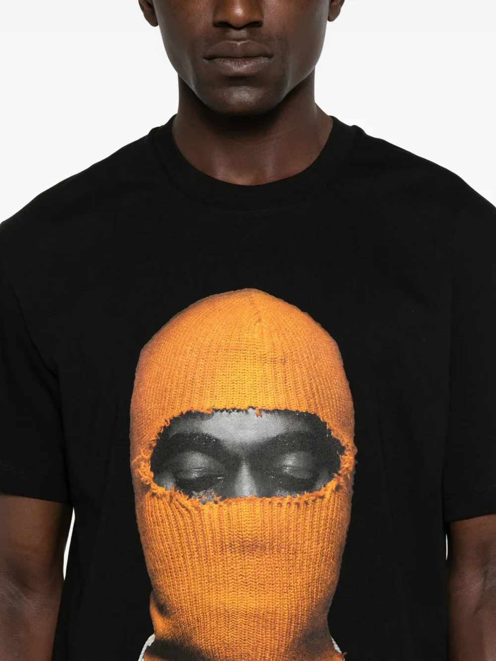 Ih Nom Uh Nit T-shirt met maskerprint Zwart
