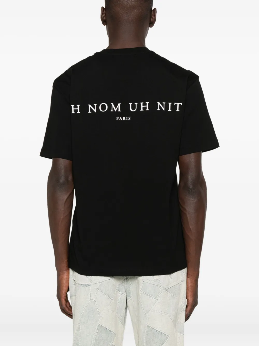Ih Nom Uh Nit T-shirt met maskerprint Zwart
