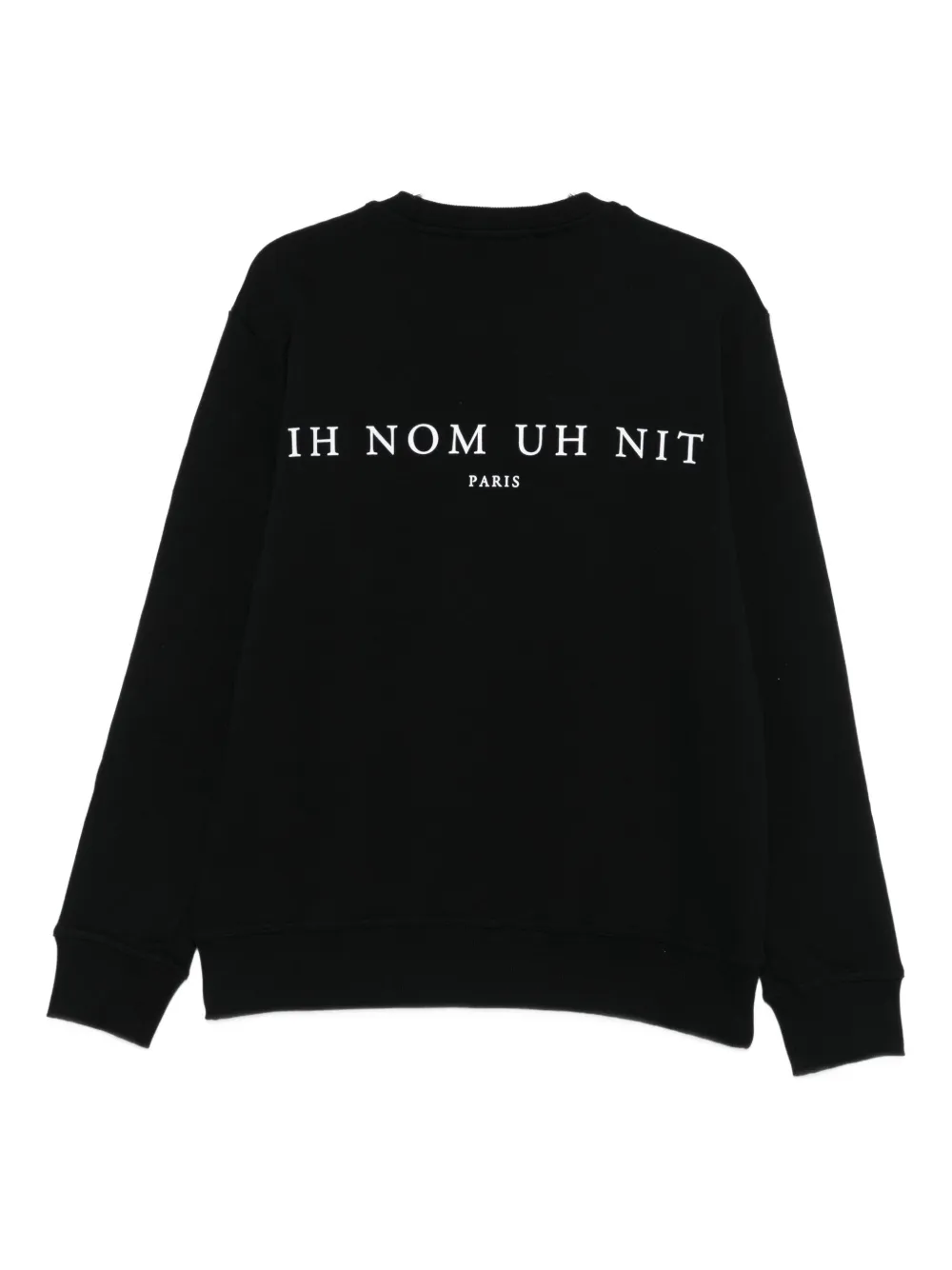 Ih Nom Uh Nit Sweater met print - Zwart