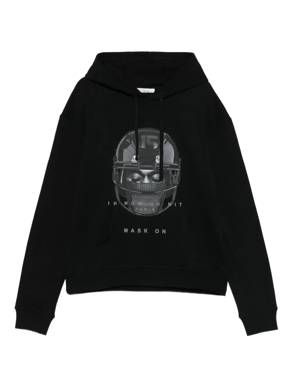 Ih Nom Uh Nit graphic-print hoodie | Black | Image 1