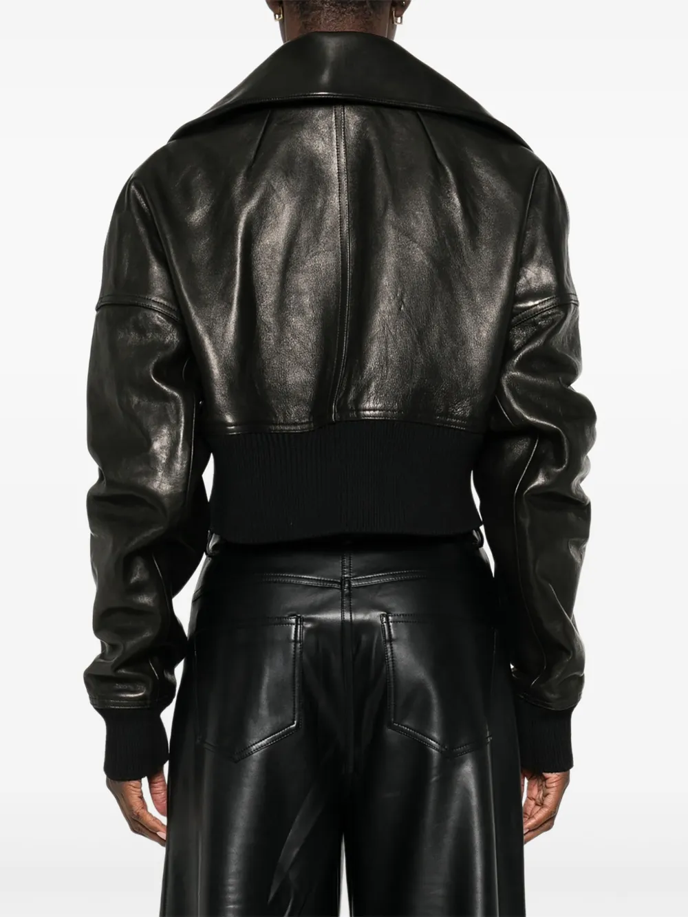 Rick Owens Jack met verlaagde schouders Zwart