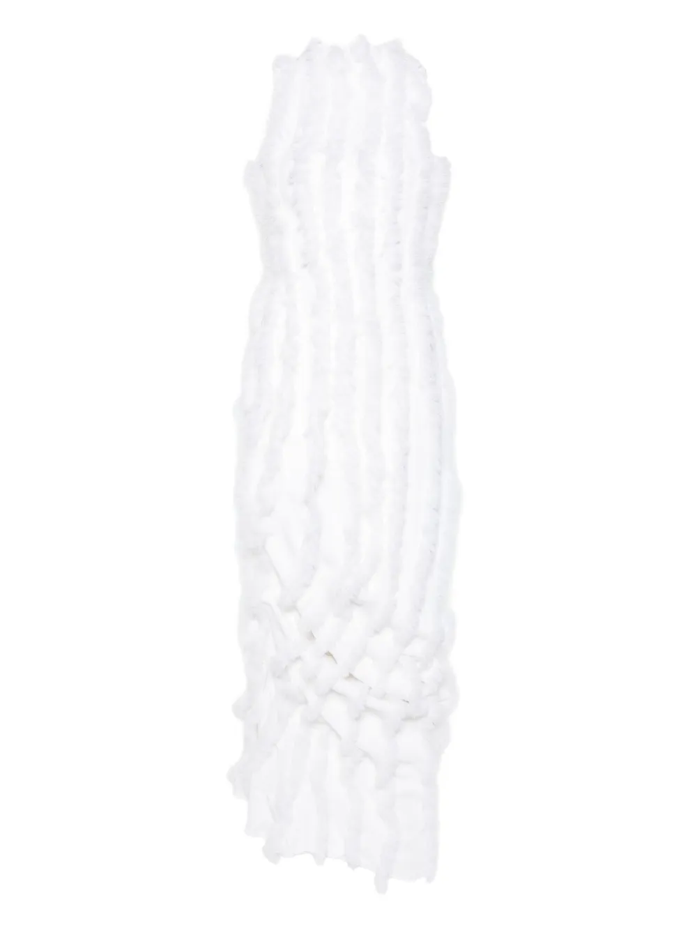 Jacquemus vestido largo con diseño drapeado | blanco | Image 1