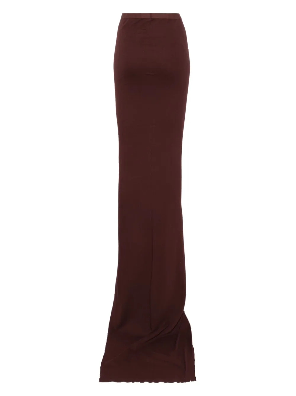 Rick Owens Drkshdw High-waisted Skirt In Brown