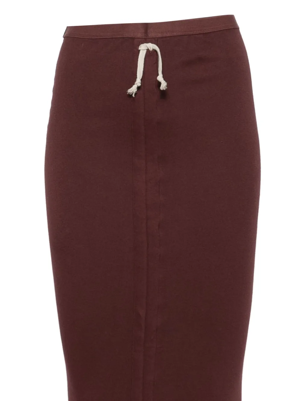 Rick Owens Drkshdw High-waisted Skirt In Brown