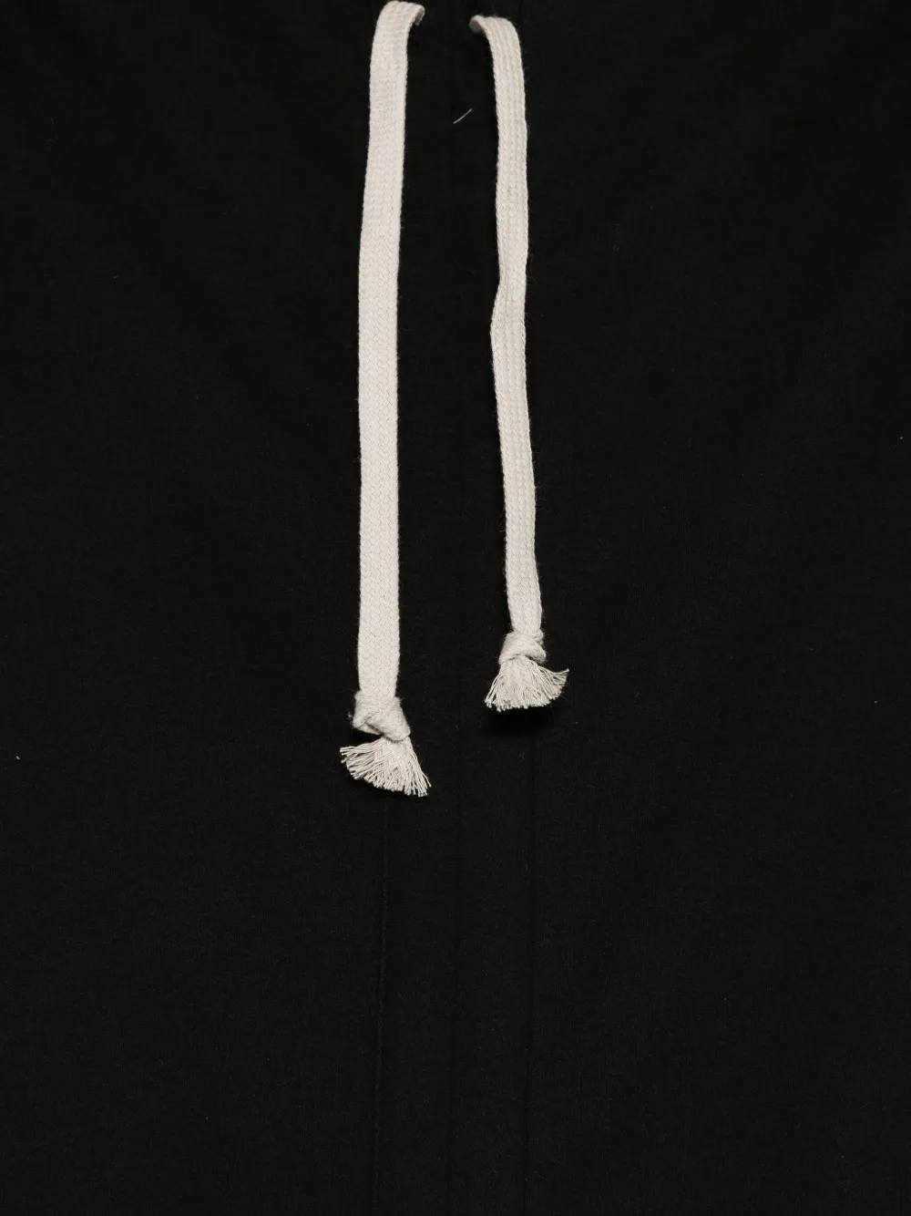Rick Owens DRKSHDW drawstring-waist side-slit maxi skirt Zwart