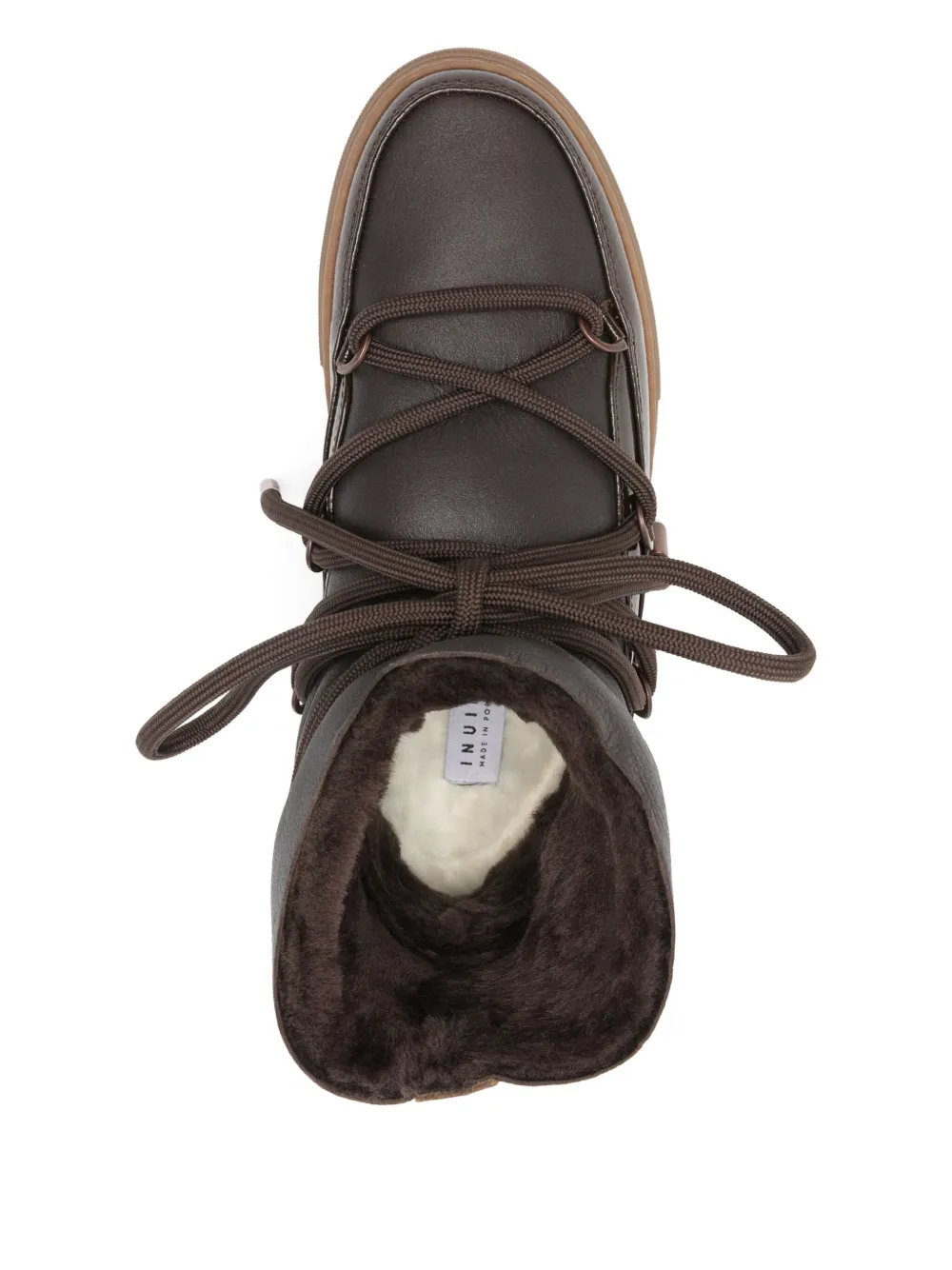 Inuikii Lace-up Boots In Brown