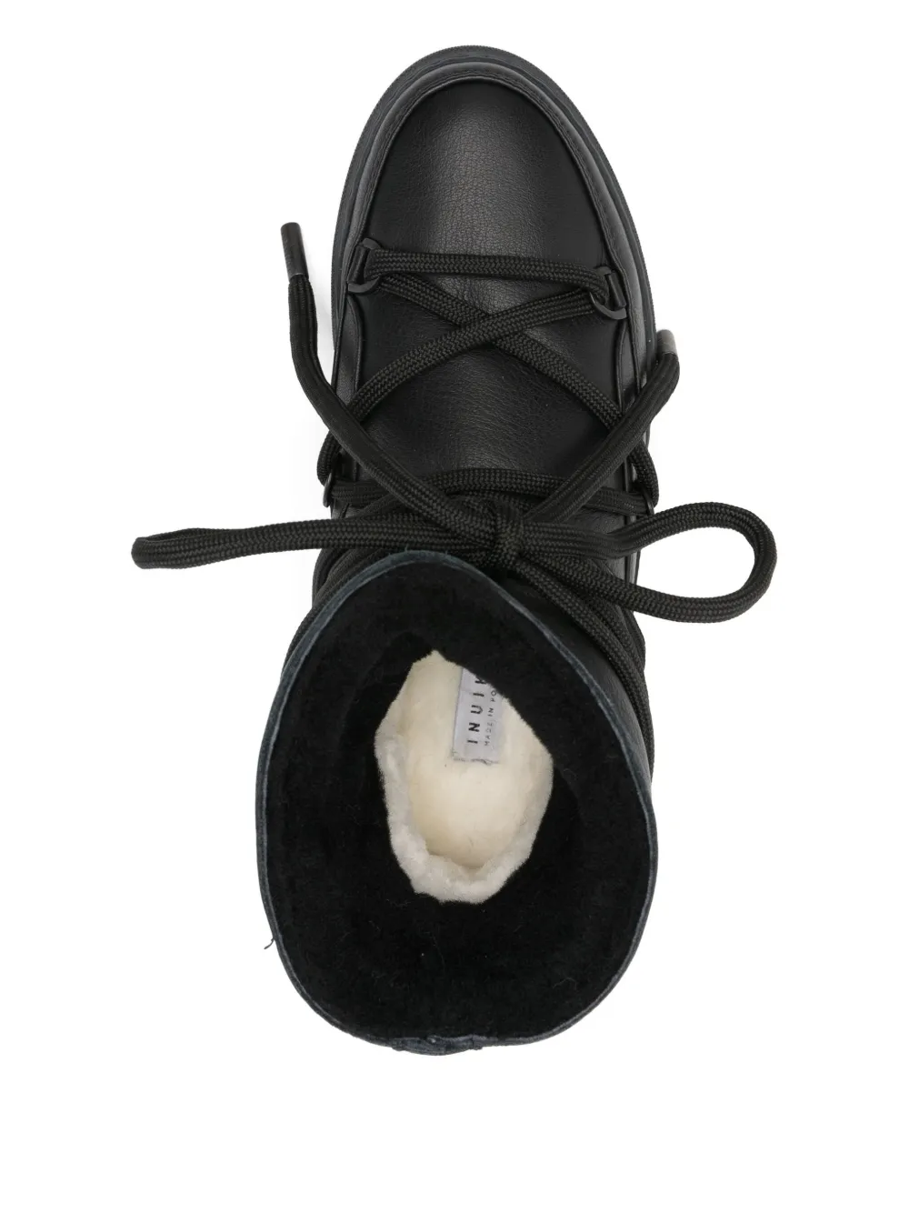 Inuikii Grape enkellaarzen Zwart