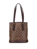 Louis Vuitton Pre-Owned 1998 Damier Ebene Marais bucket bag - Brown