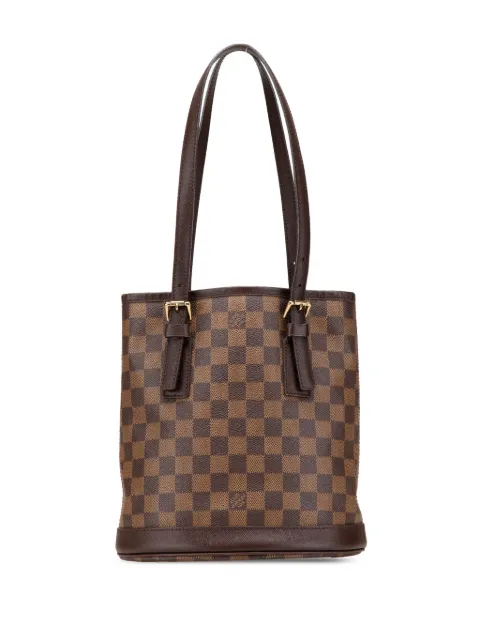 Louis Vuitton Pre-Owned 1998 Damier Ebene Marais bucket bag