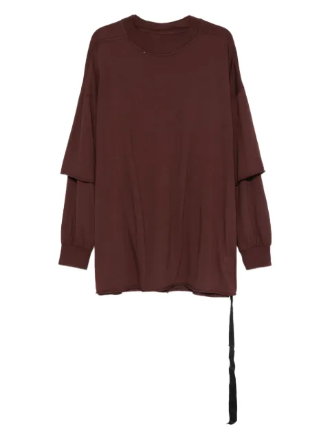 Rick Owens DRKSHDW playera manga larga a capas