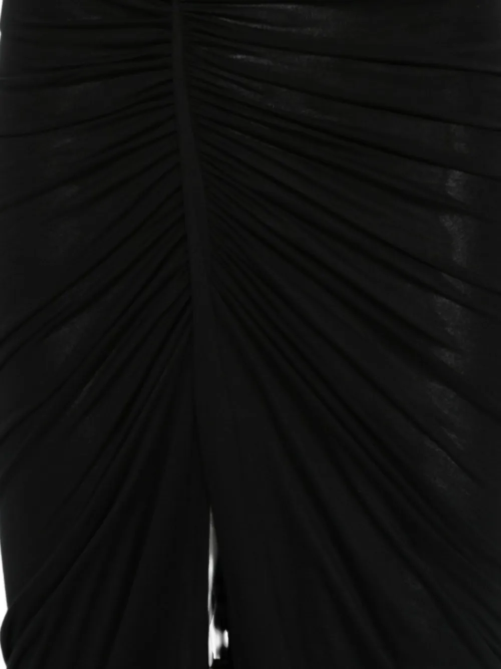 Rick Owens One-shoulder Draped Dress In Black