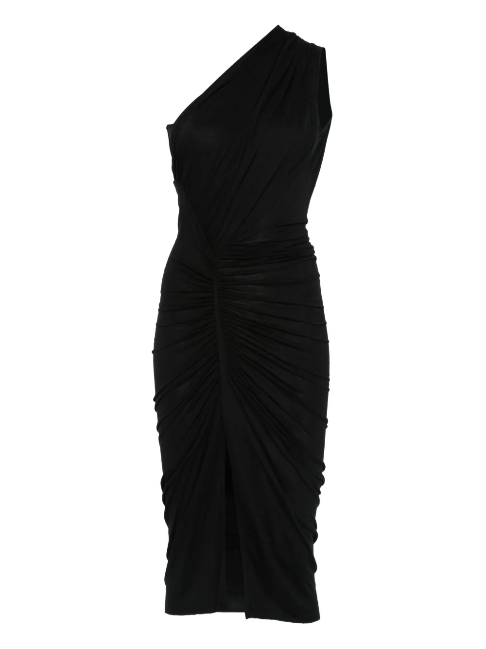 Rick Owens Lilies one-shoulder draped dress | Black | Image 1