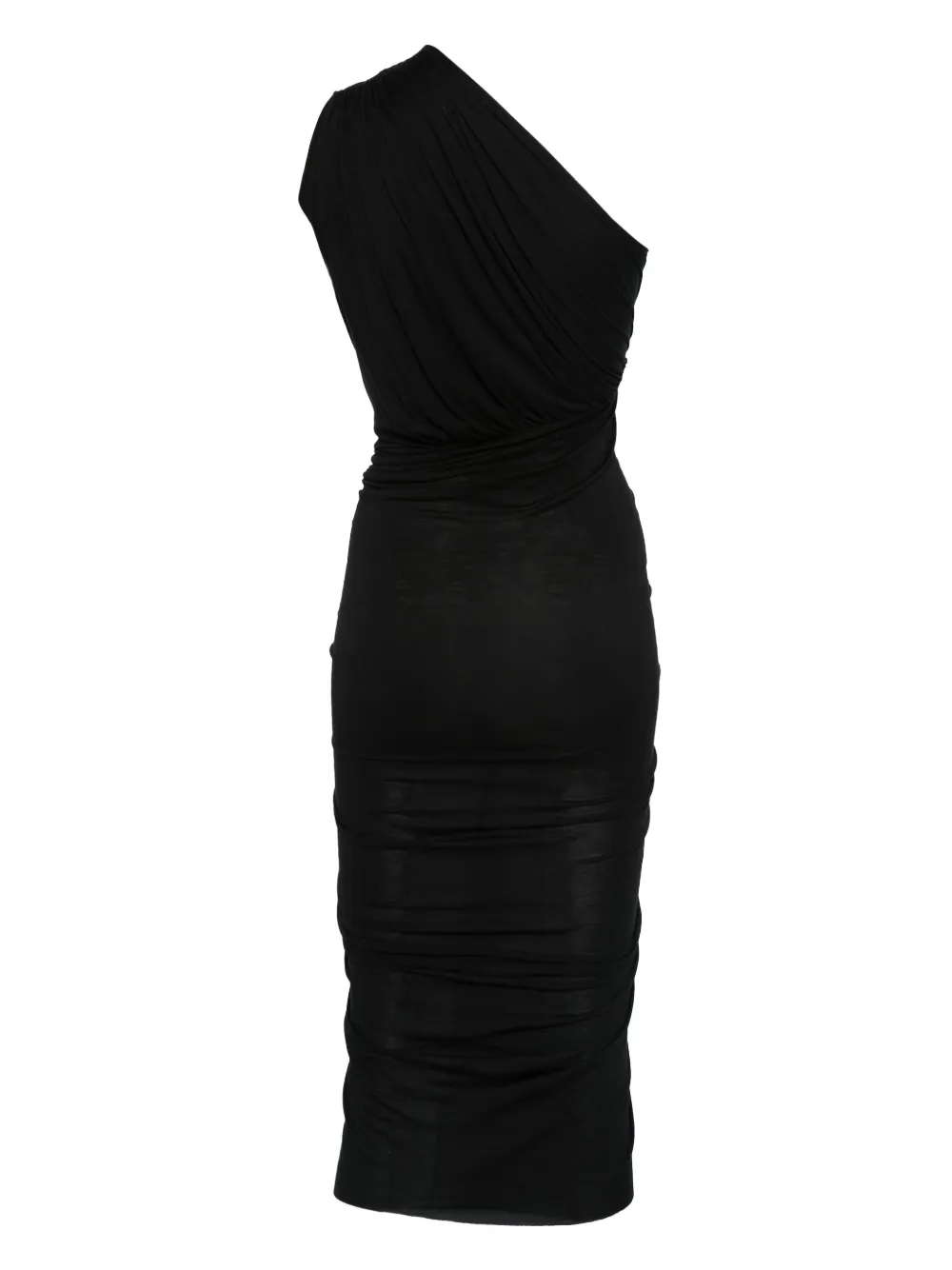 Rick Owens Lilies Gedrapeerde jurk - Zwart