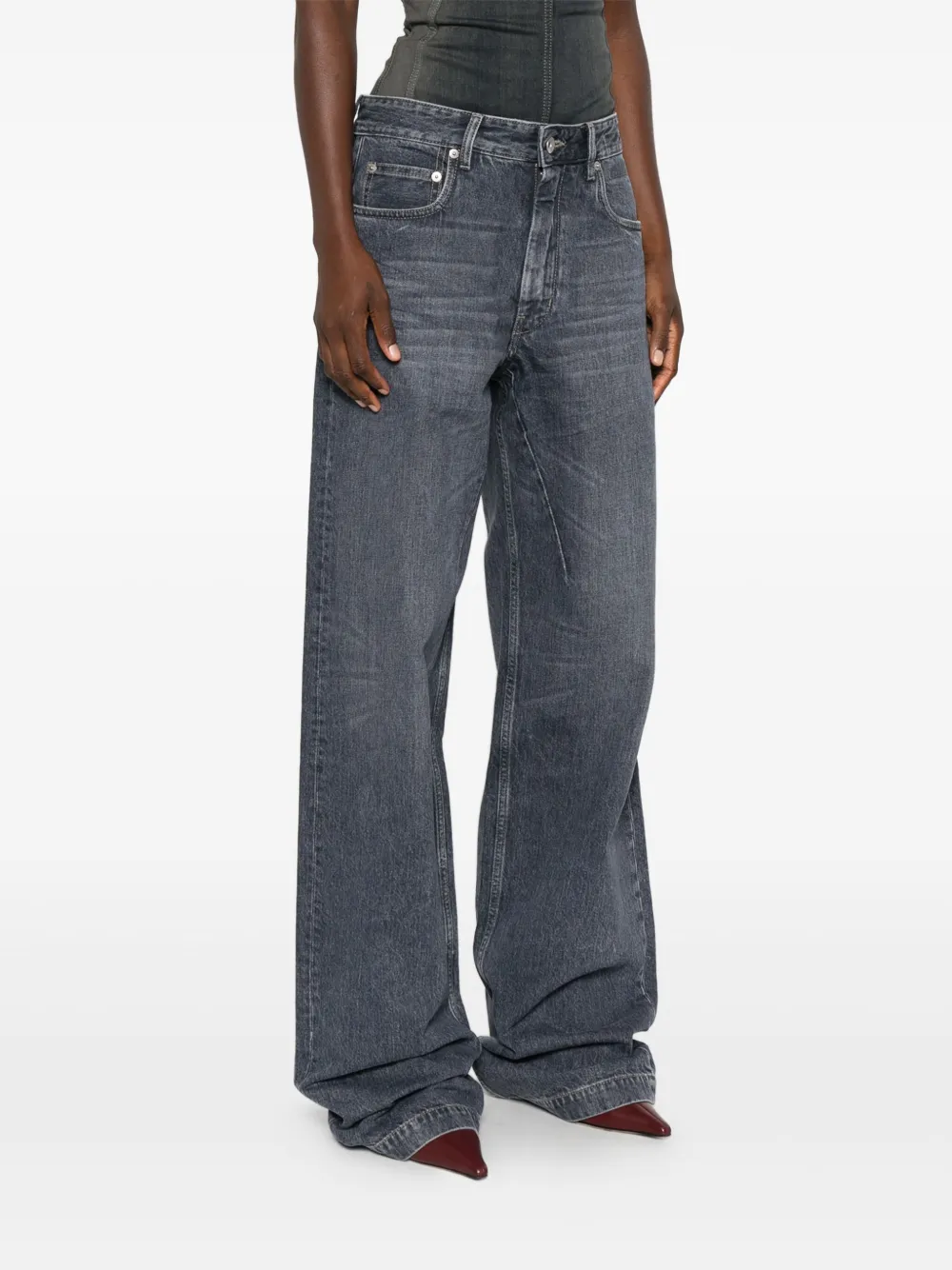 Rick Owens DRKSHDW Geth jeans met wassing Grijs