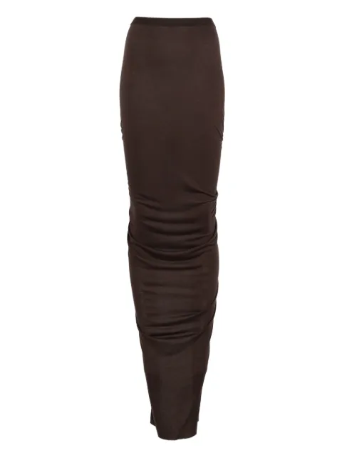 Rick Owens Lilies falda midi fruncida