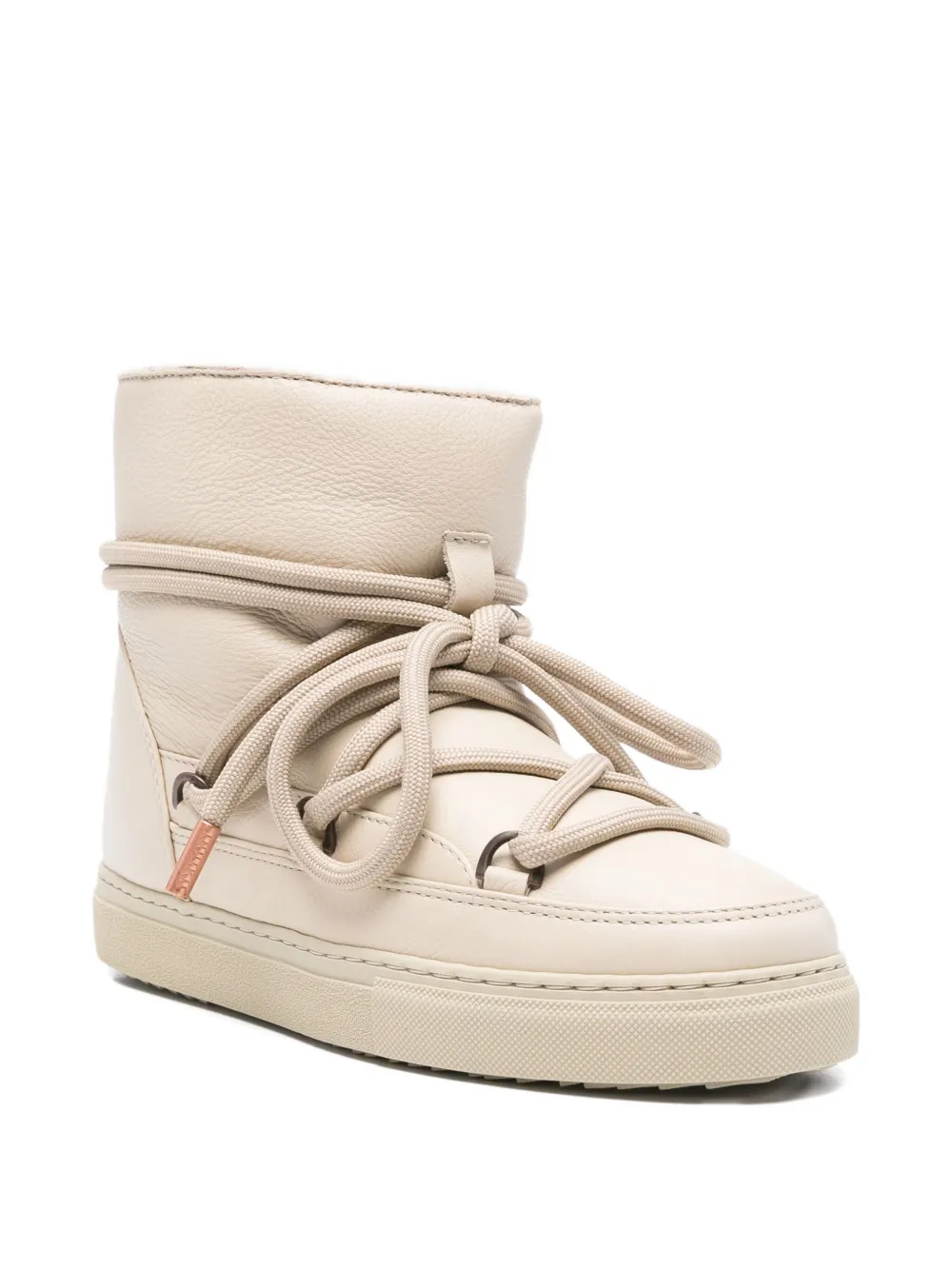 Inuikii lace-up leather boots Neutrals