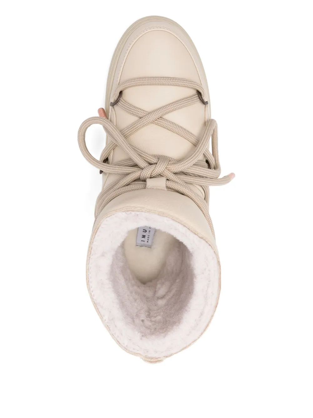 Inuikii lace-up leather boots Neutrals
