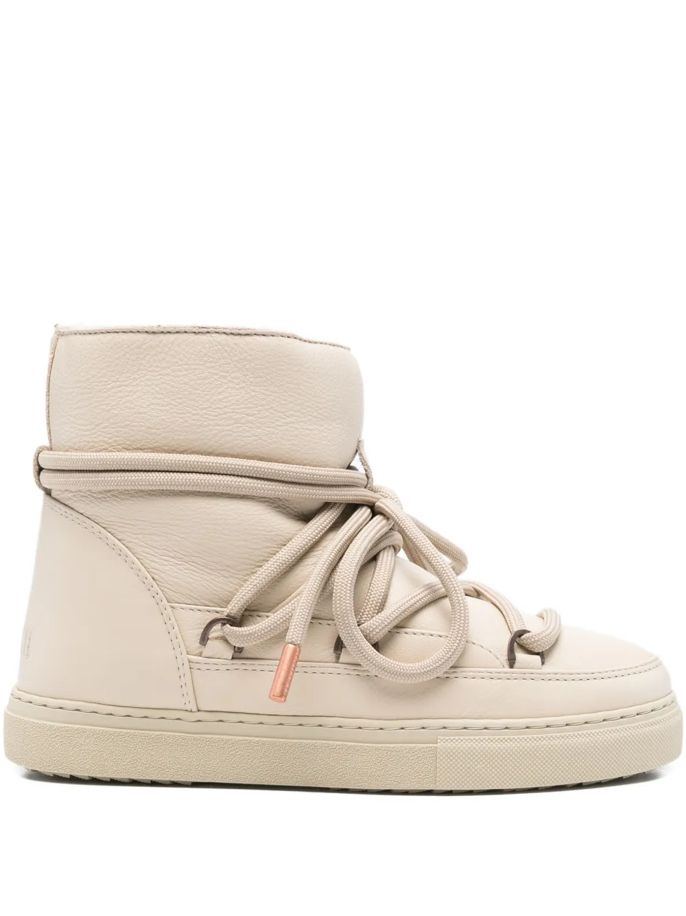 Inuikii lace-up leather boots Neutrals