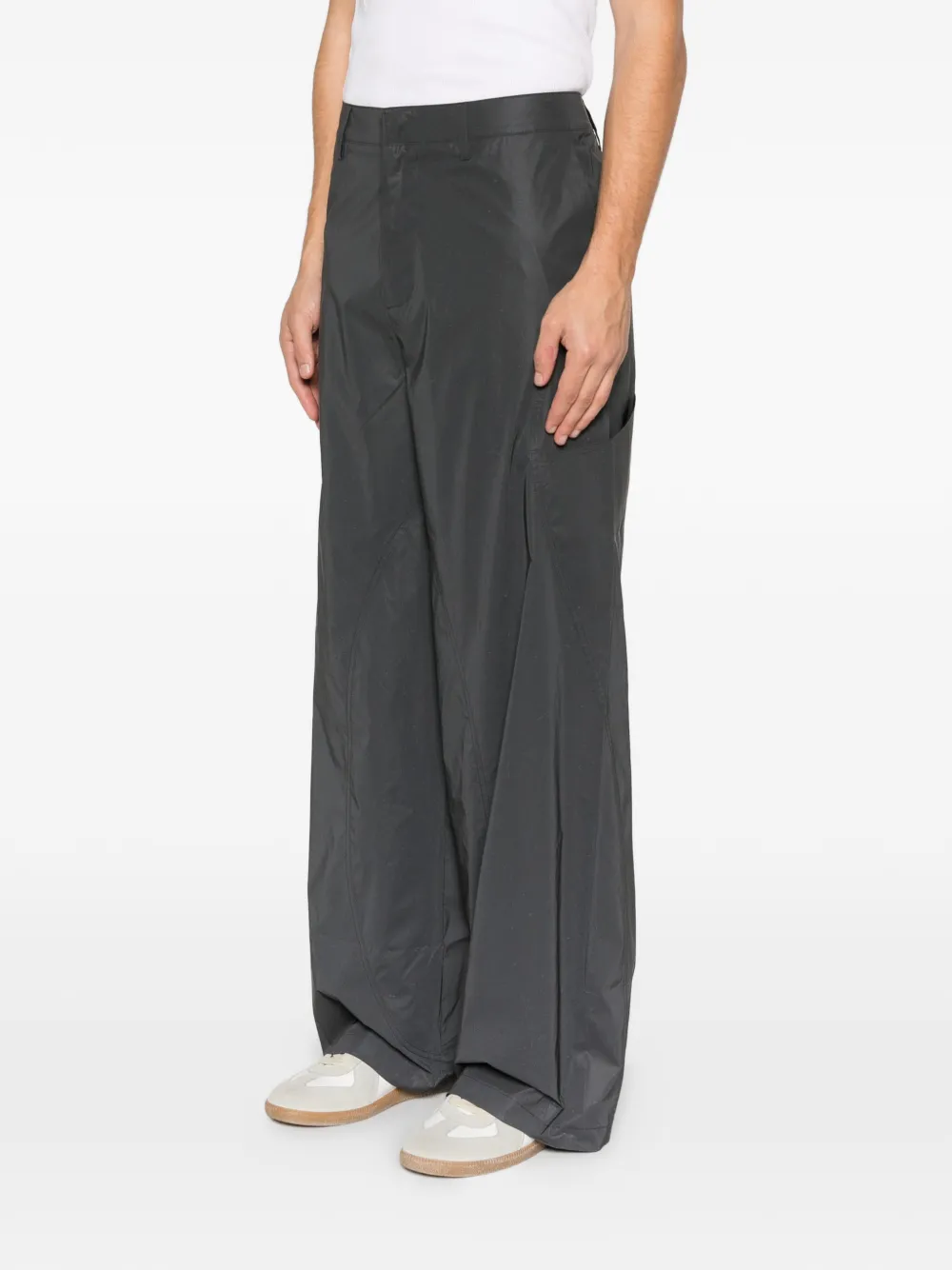 HELIOT EMIL panelled trousers Grijs