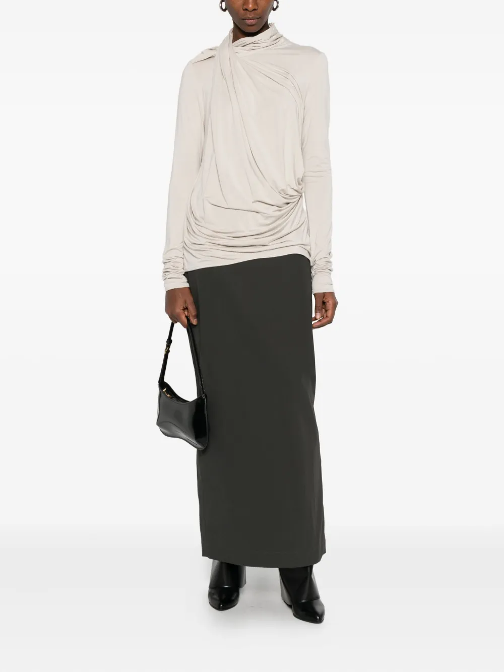 ENTIRE STUDIOS draped top - Beige