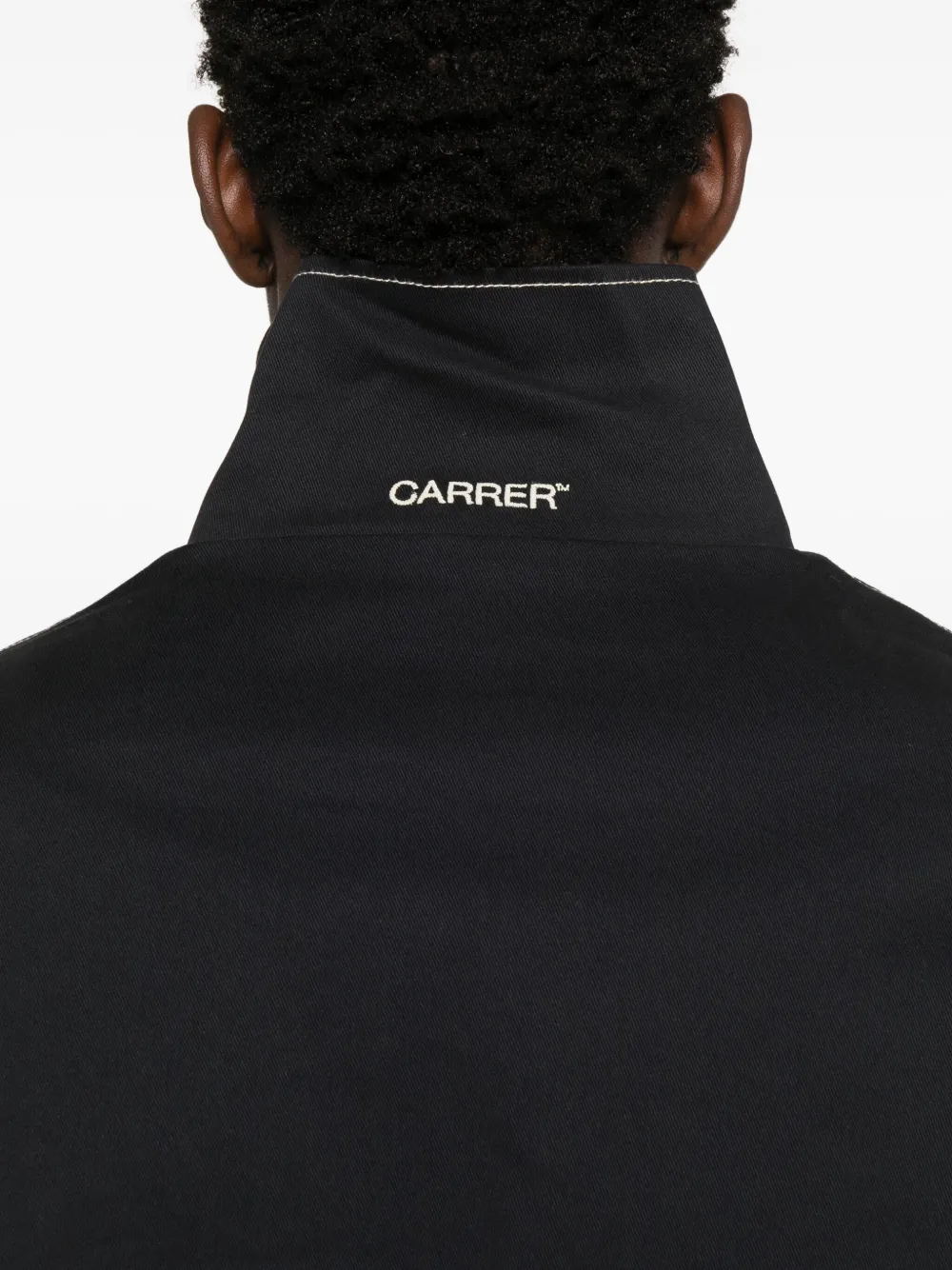 Carrer Bomberjack met hoge hals Blauw