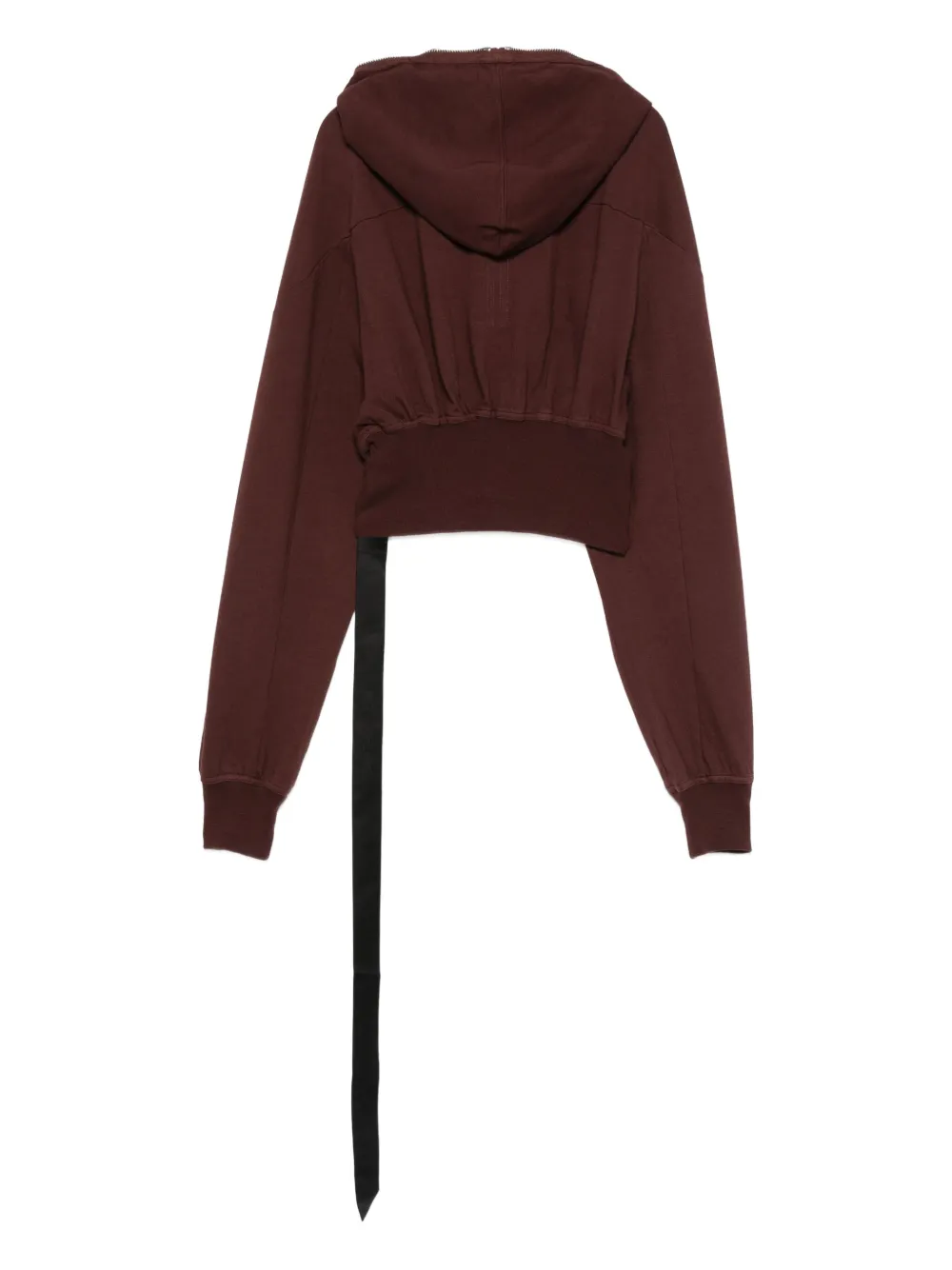 Rick Owens DRKSHDW Cropped hoodie - Rood