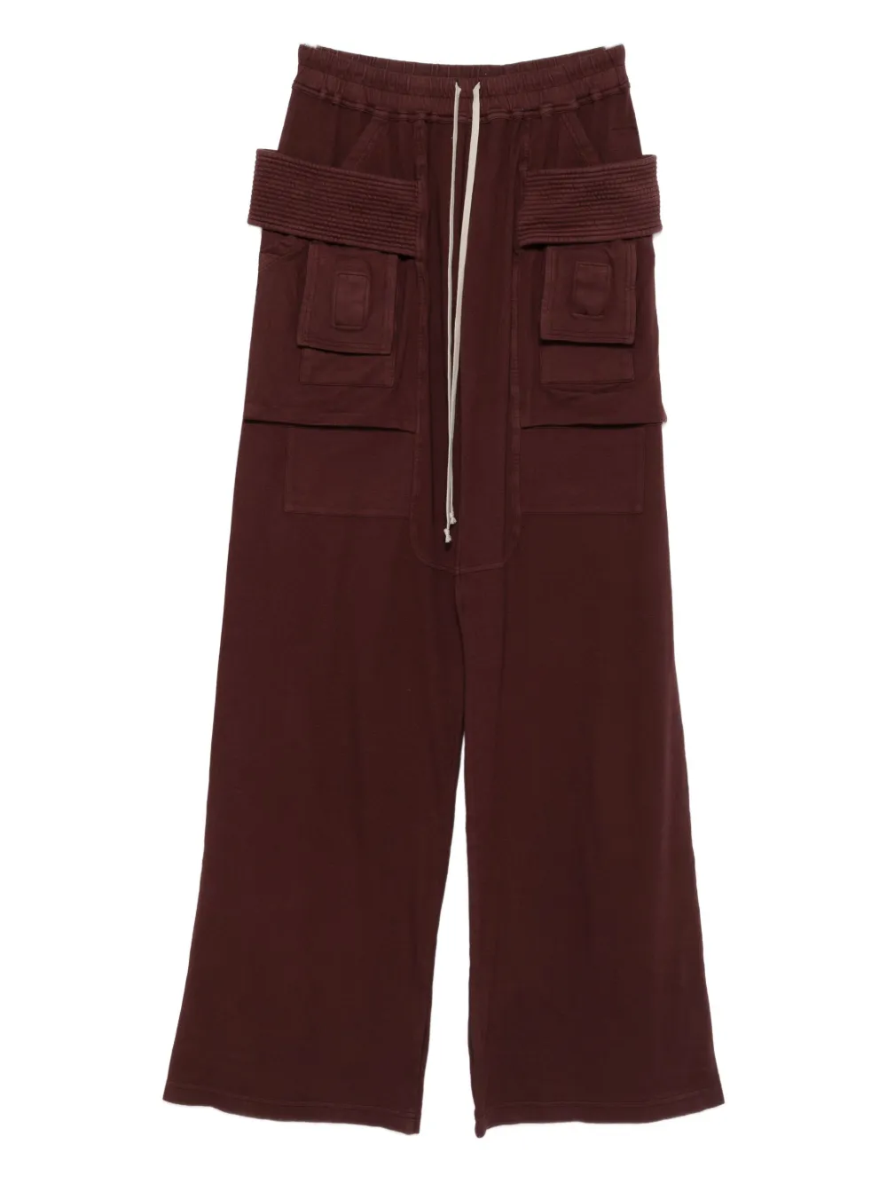 Rick Owens DRKSHDW Creatch cargo-pocket drawstring trousers Rood