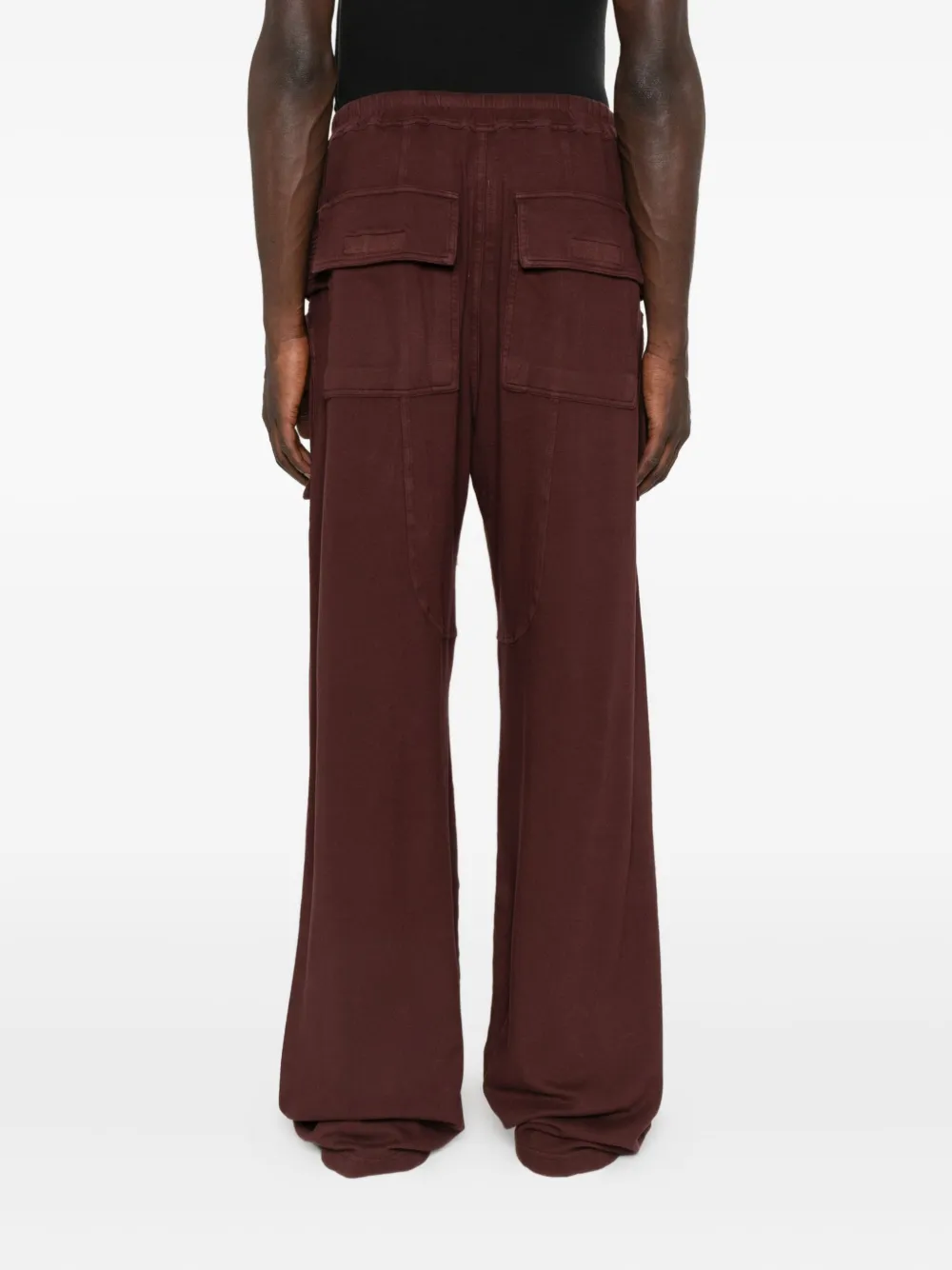 Rick Owens DRKSHDW Creatch cargo-pocket drawstring trousers Rood