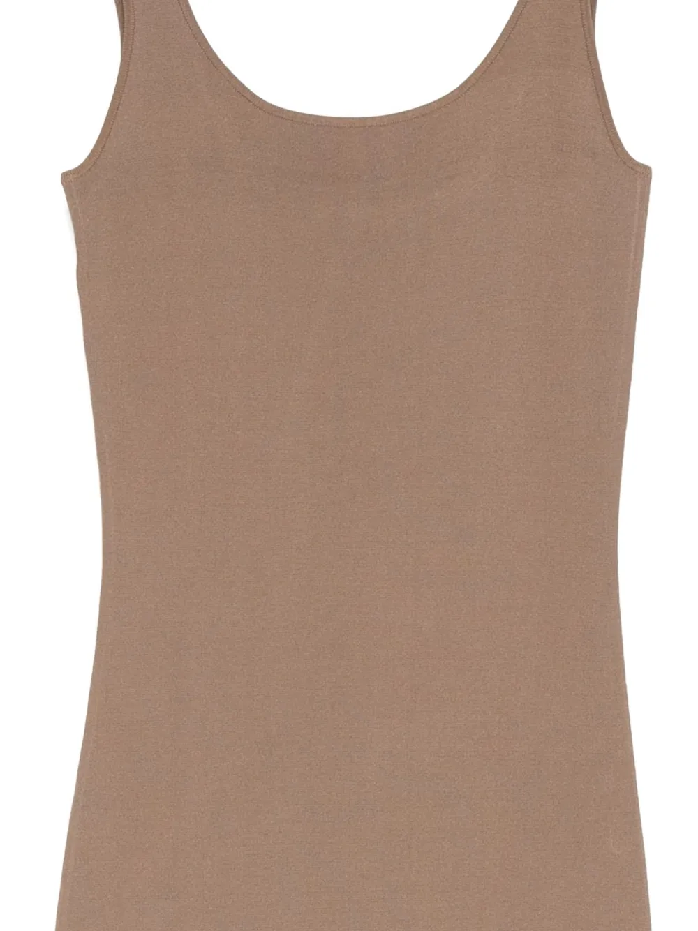 Entire Studios Square-neck Midi Dress In Brown