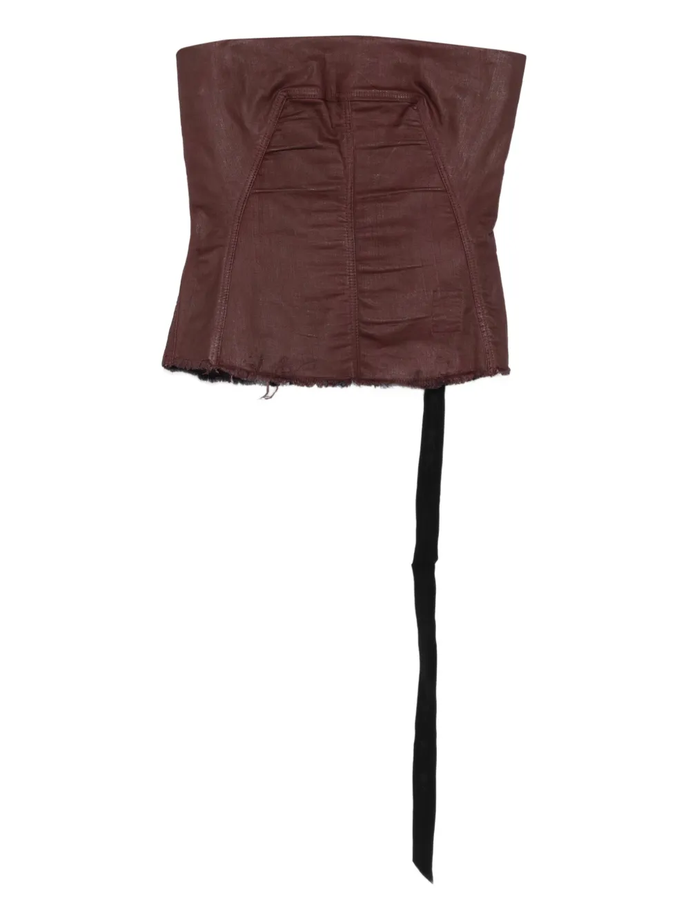 Rick Owens DRKSHDW strapless corset top | Red | Image 1
